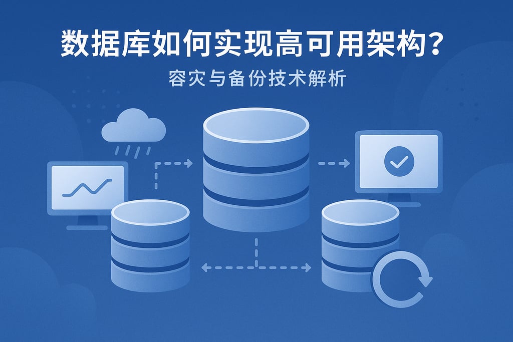 数据库如何实现高可用架构？容灾与备份技术解析
