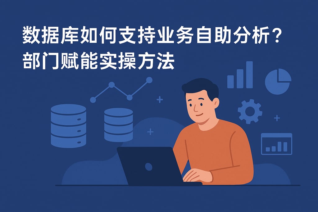 数据库如何支持业务自助分析？部门赋能实操方法