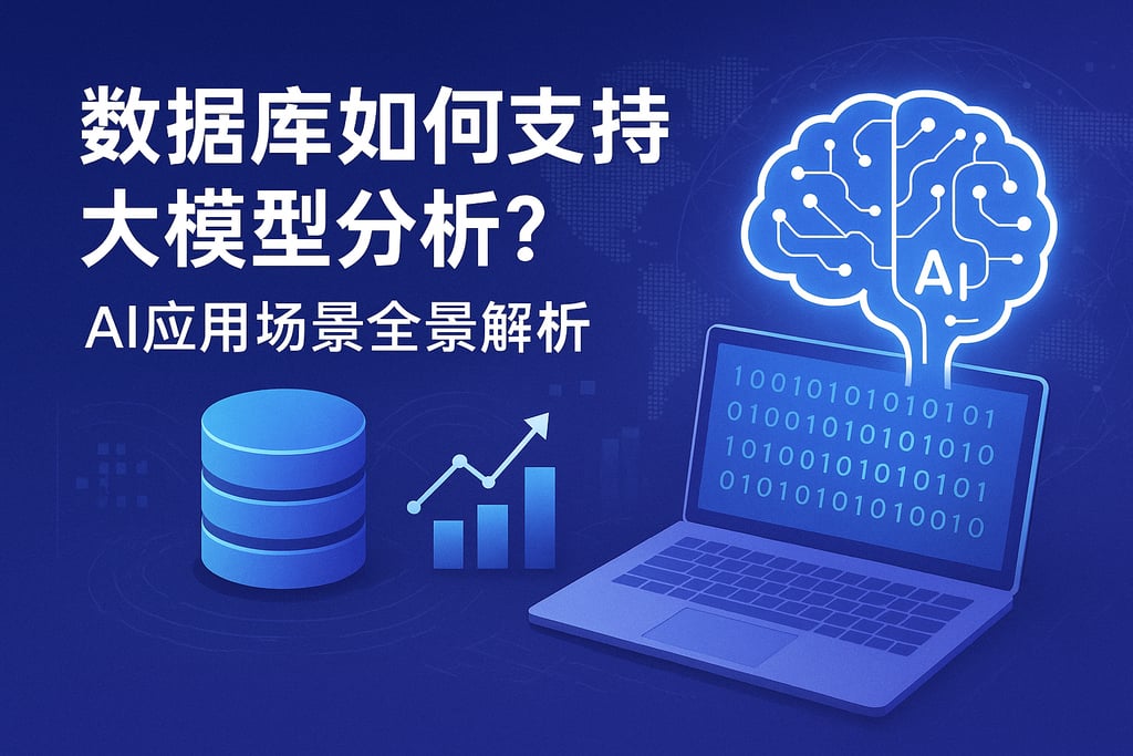 数据库如何支持大模型分析？AI应用场景全景解析