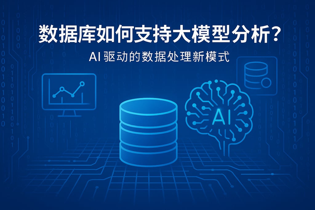 数据库如何支持大模型分析？AI驱动的数据处理新模式