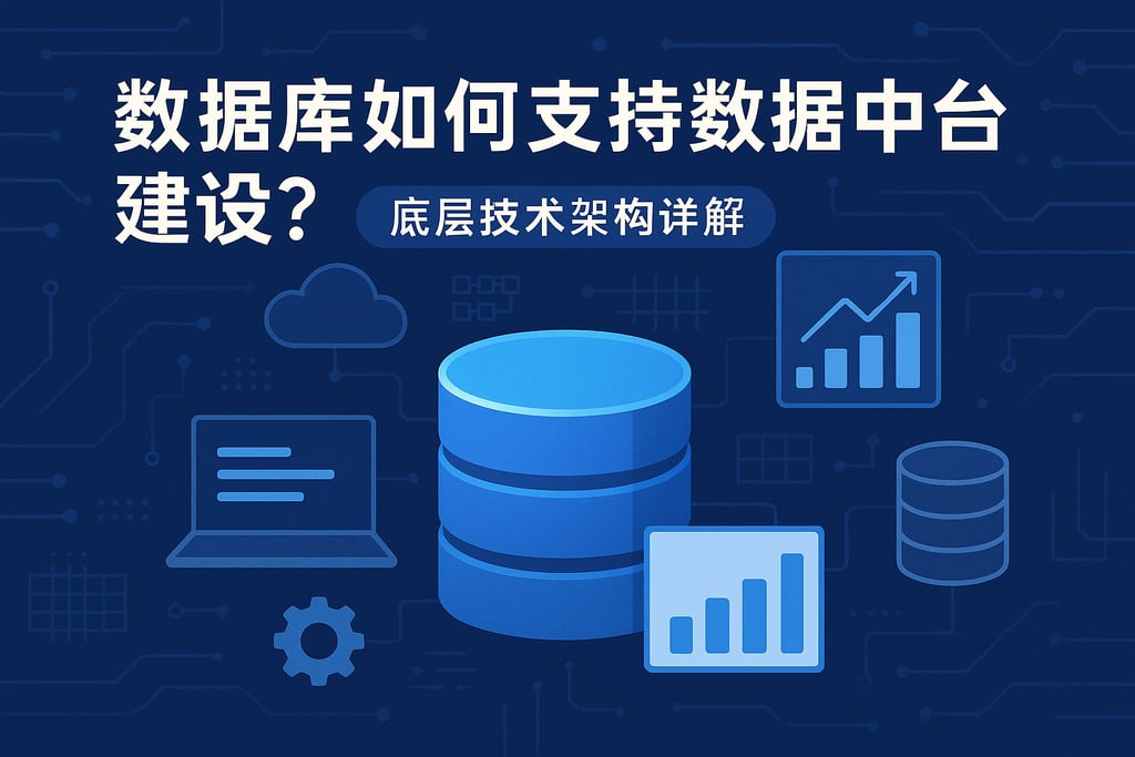 数据库如何支持数据中台建设？底层技术架构详解