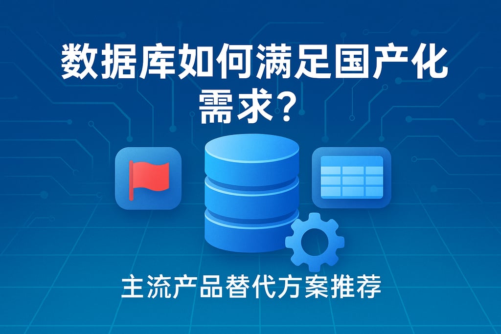 数据库如何满足国产化需求？主流产品替代方案推荐
