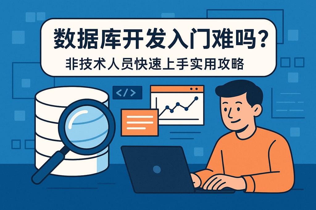数据库开发入门难吗？非技术人员快速上手实用攻略