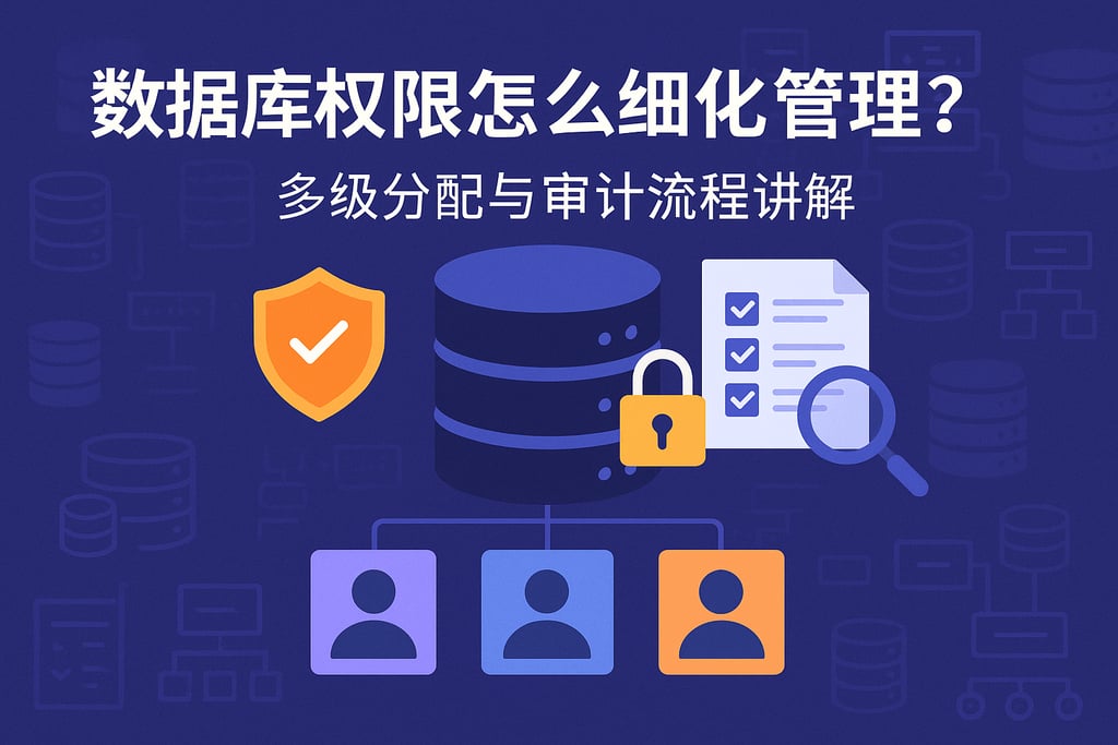 数据库权限怎么细化管理？多级分配与审计流程讲解