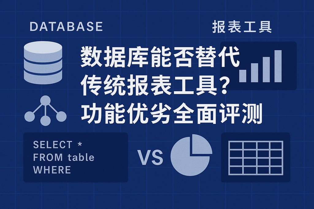 数据库能否替代传统报表工具？功能优劣全面评测