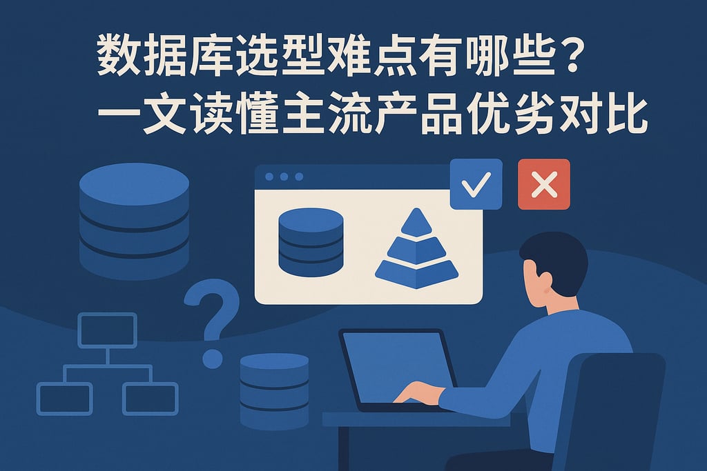 数据库选型难点有哪些？一文读懂主流产品优劣对比
