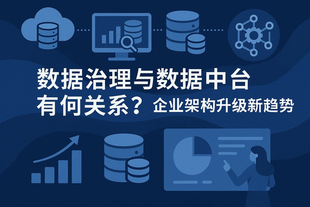 数据治理与数据中台有何关系？企业架构升级新趋势。