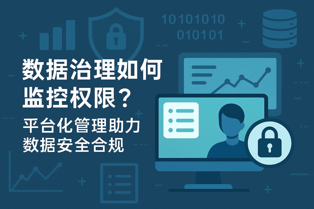 数据治理如何监控权限？平台化管理助力数据安全合规。