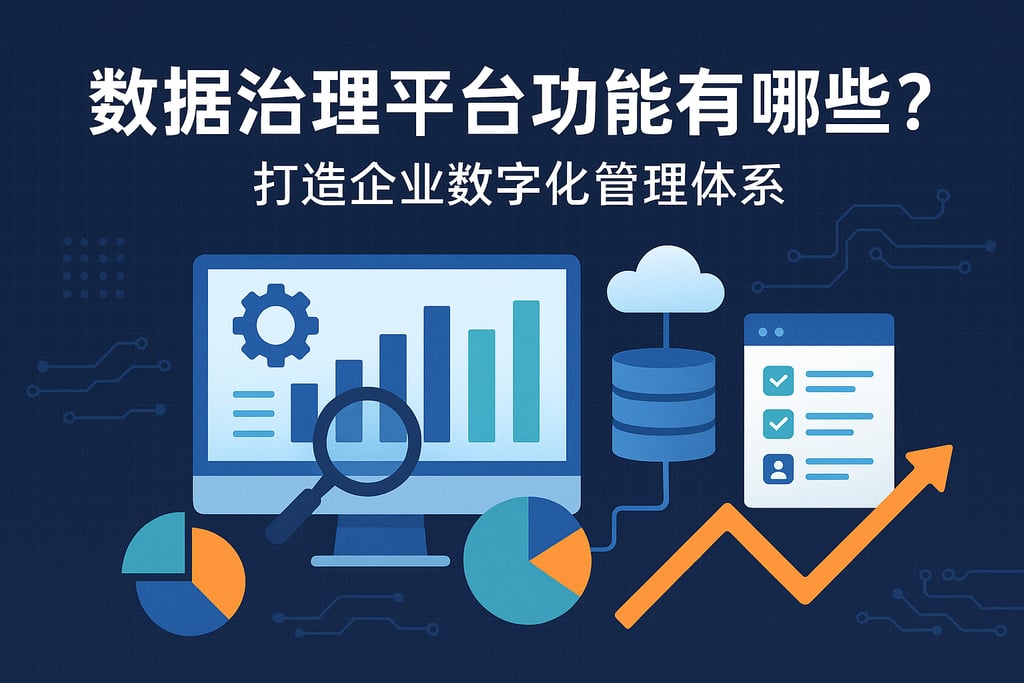 数据治理平台功能有哪些？打造企业数字化管理体系