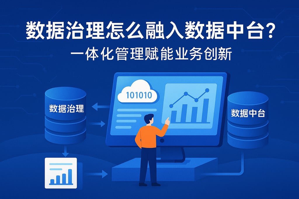 数据治理怎么融入数据中台？一体化管理赋能业务创新