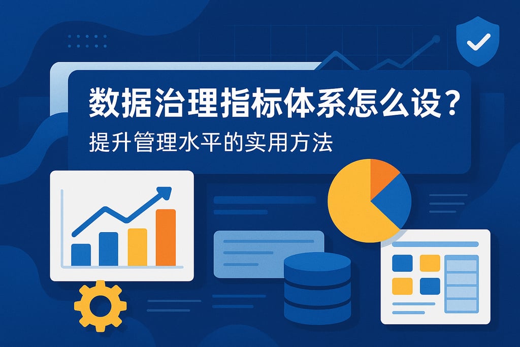 数据治理指标体系怎么设计？提升管理水平的实用方法