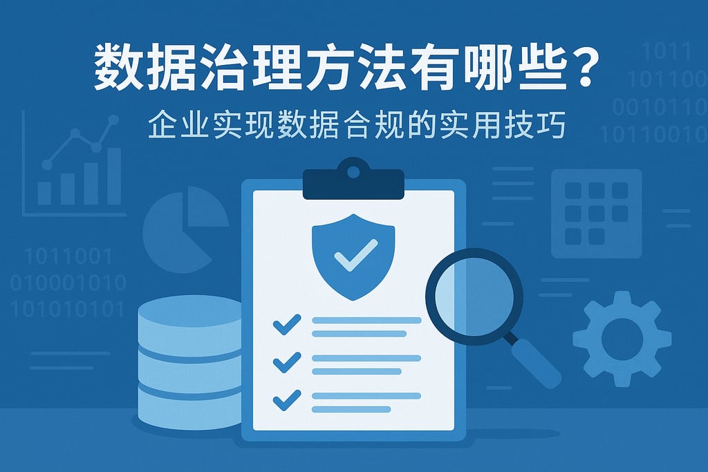 数据治理方法有哪些？企业实现数据合规的实用技巧