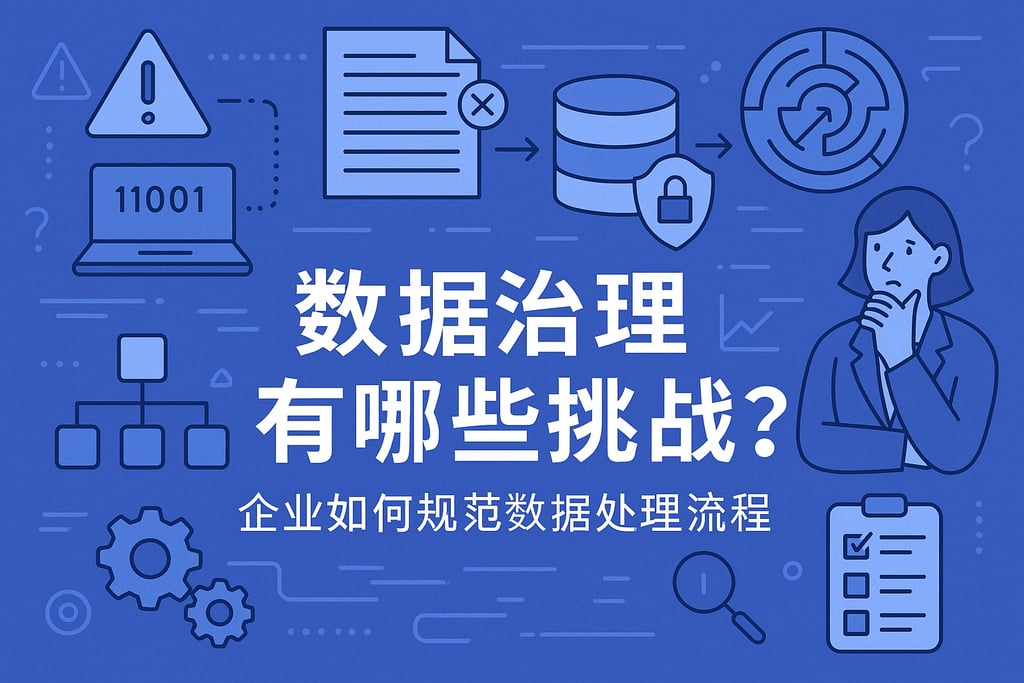 数据治理有哪些挑战？企业如何规范数据处理流程