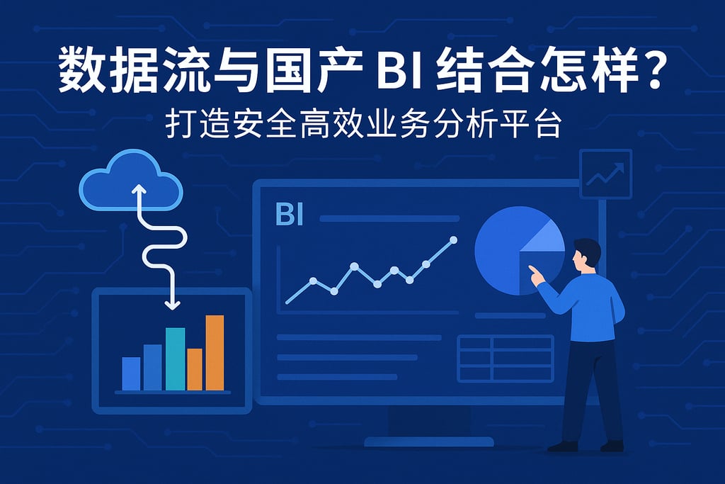 数据流与国产BI结合怎样？打造安全高效业务分析平台