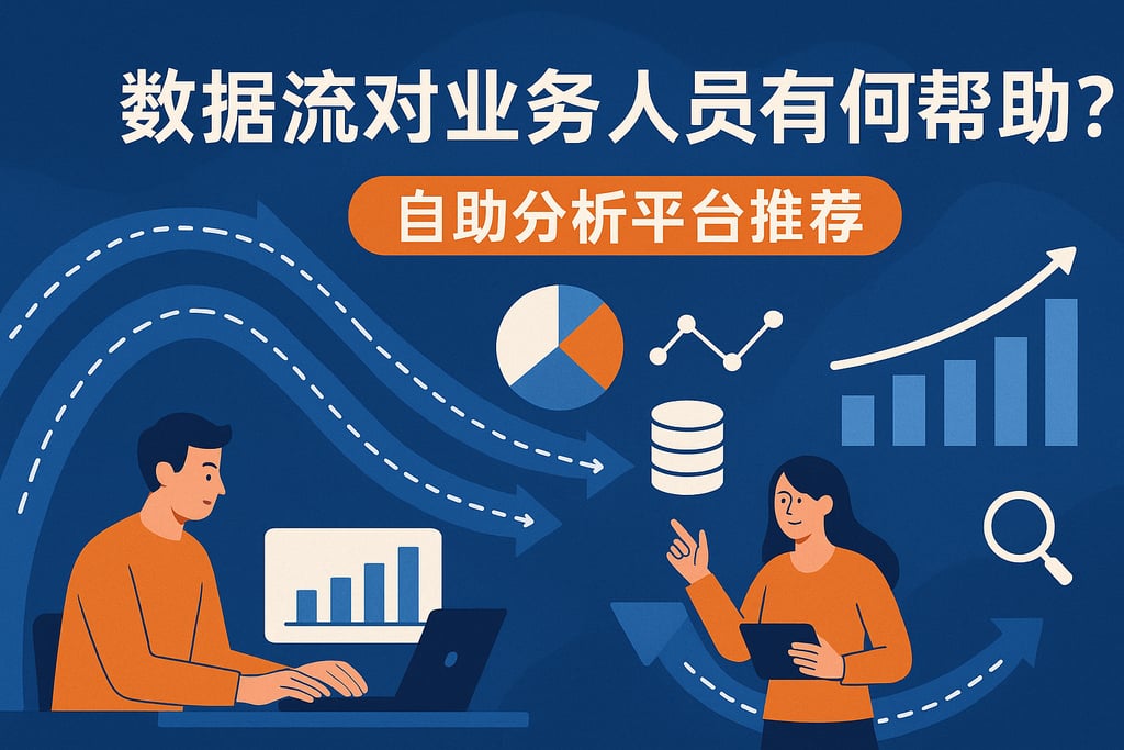 数据流对业务人员有何帮助？自助分析平台推荐