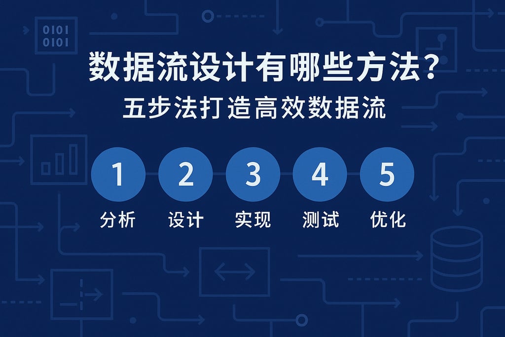 数据流设计有哪些方法？五步法打造高效数据流