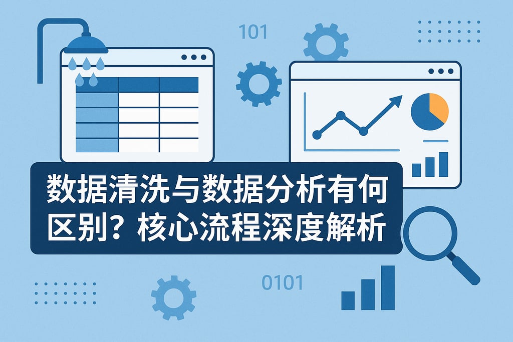 数据清洗与数据分析有何区别？核心流程深度解析