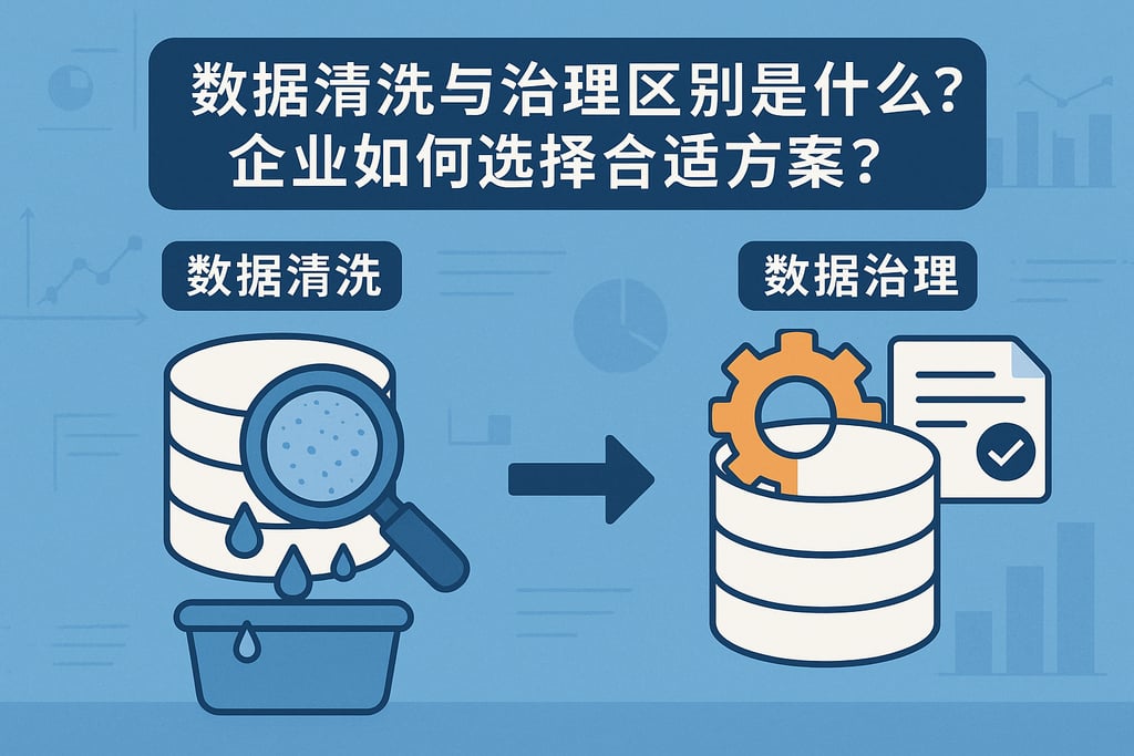 数据清洗与治理区别是什么？企业如何选择合适方案？