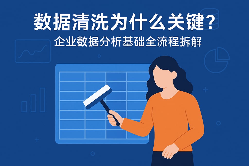 数据清洗为什么关键？企业数据分析基础全流程拆解
