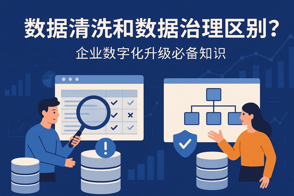 数据清洗和数据治理区别？企业数字化升级必备知识