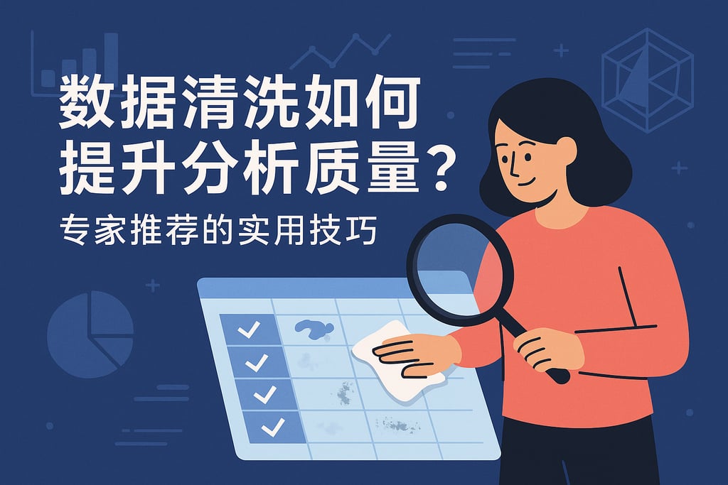 数据清洗如何提升分析质量？专家推荐的实用技巧。