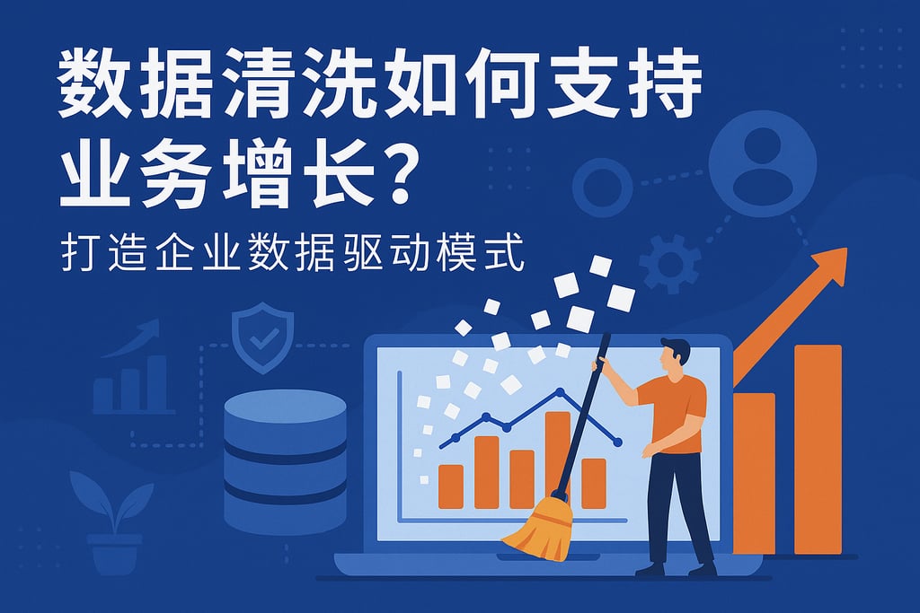数据清洗如何支持业务增长？打造企业数据驱动模式