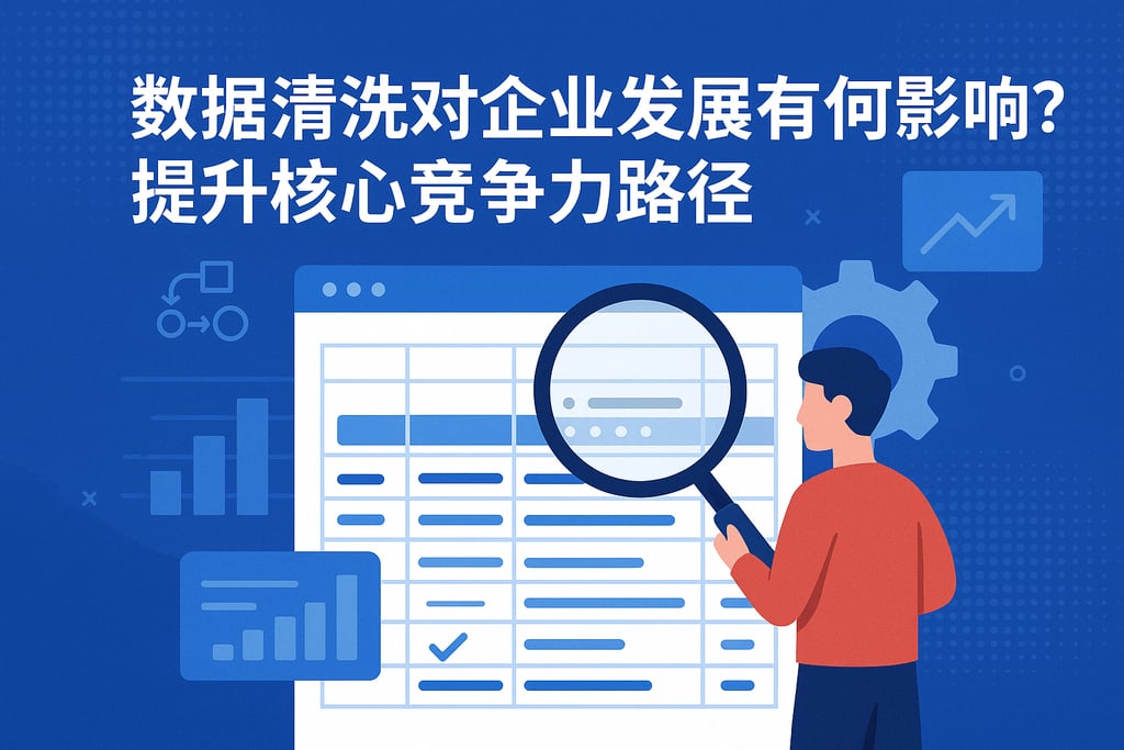 数据清洗对企业发展有何影响？提升核心竞争力路径