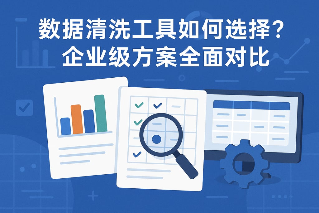 数据清洗工具如何选择？企业级方案全面对比