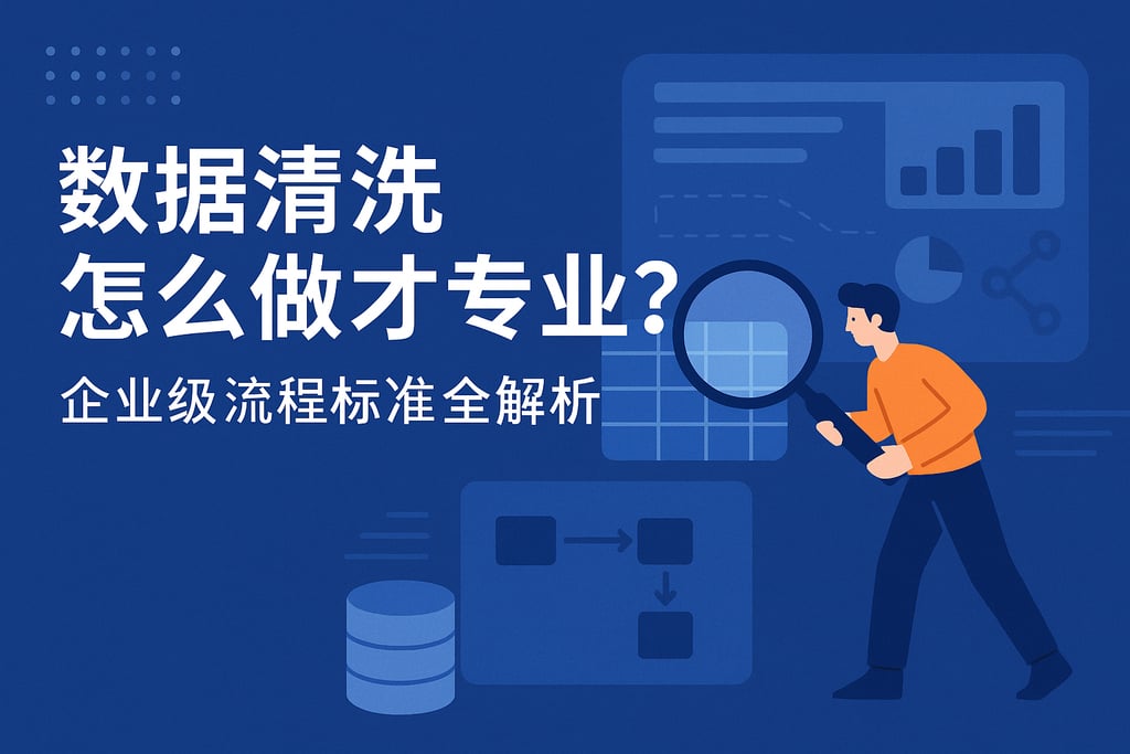 数据清洗怎么做才专业？企业级流程标准全解析