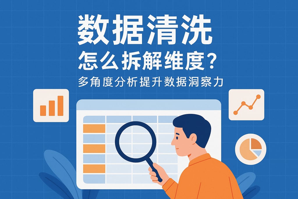 数据清洗怎么拆解维度？多角度分析提升数据洞察力