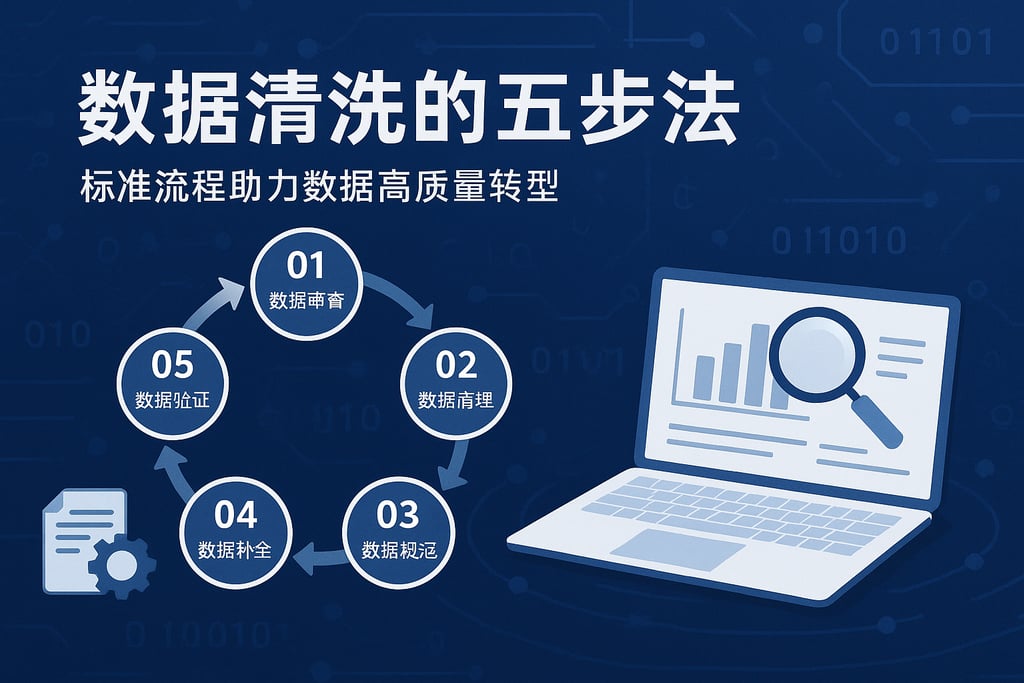 数据清洗有哪些五步法？标准流程助力数据高质量转型