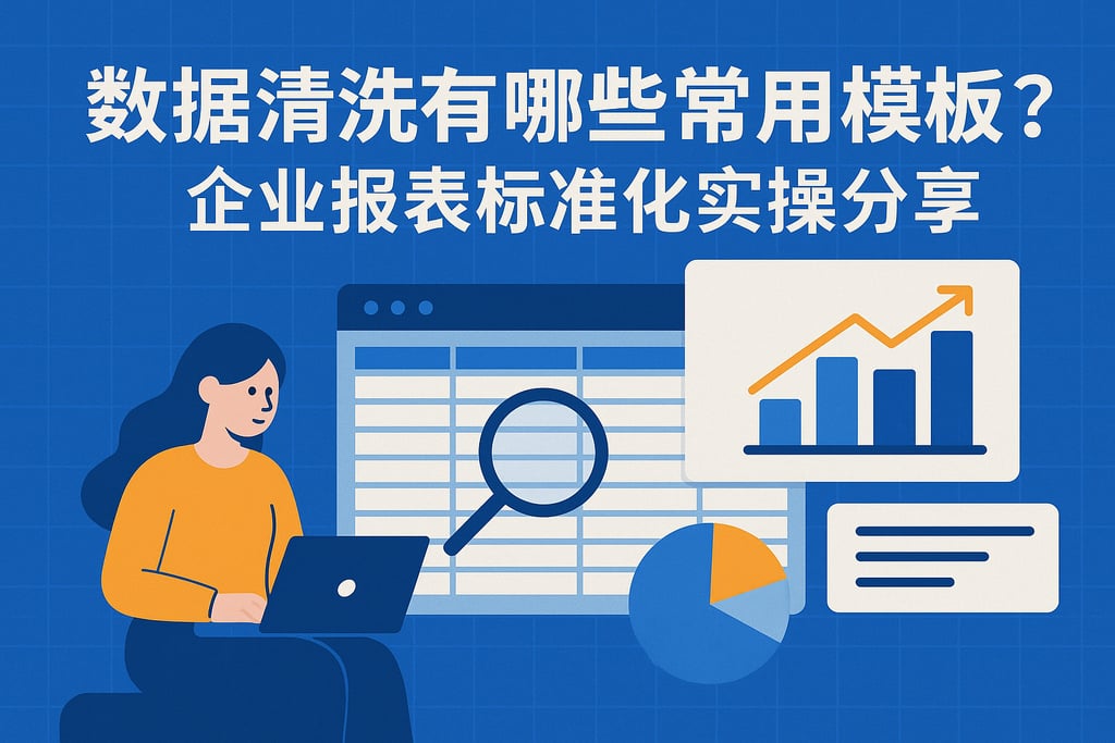 数据清洗有哪些常用模板？企业报表标准化实操分享