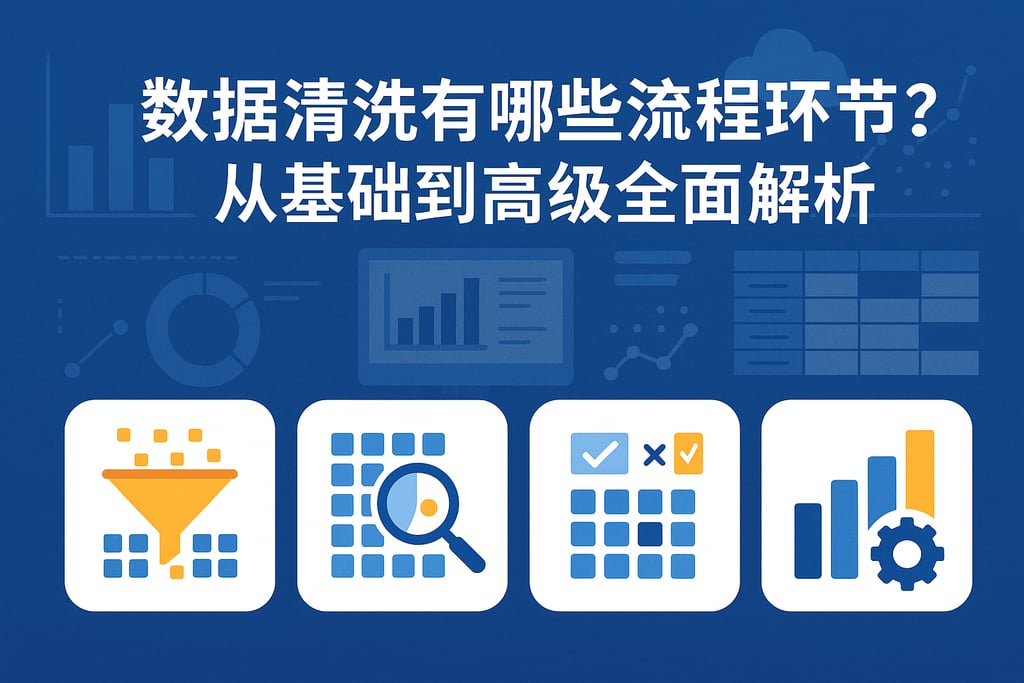 数据清洗有哪些流程环节？从基础到高级全面解析