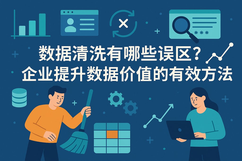 数据清洗有哪些误区？企业提升数据价值的有效方法
