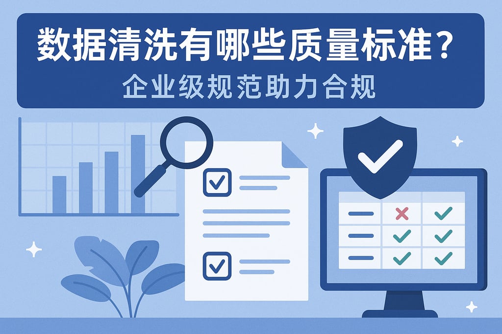 数据清洗有哪些质量标准？企业级规范助力合规