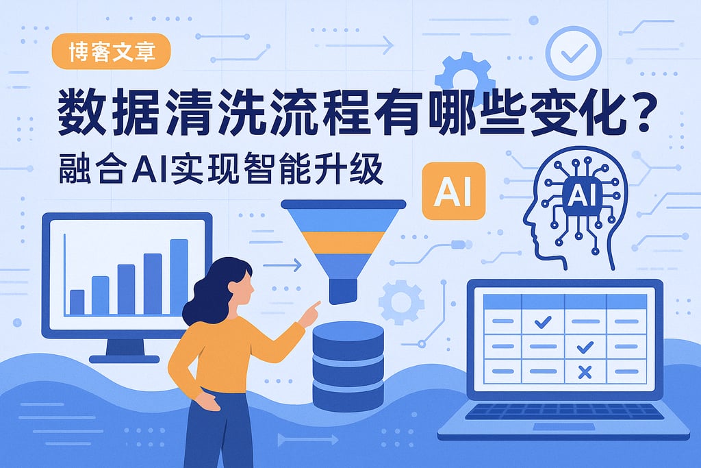 数据清洗流程有哪些变化？融合AI实现智能升级