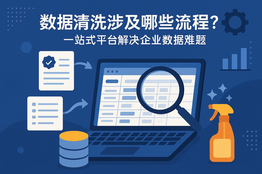 数据清洗涉及哪些流程？一站式平台解决企业数据难题。