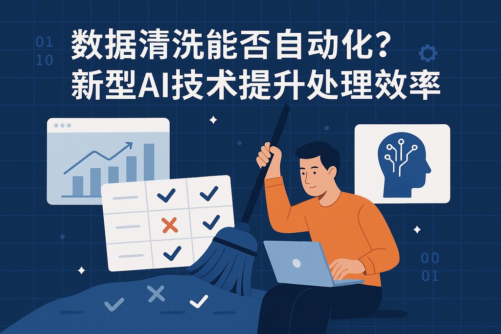 数据清洗能否自动化？新型AI技术提升处理效率