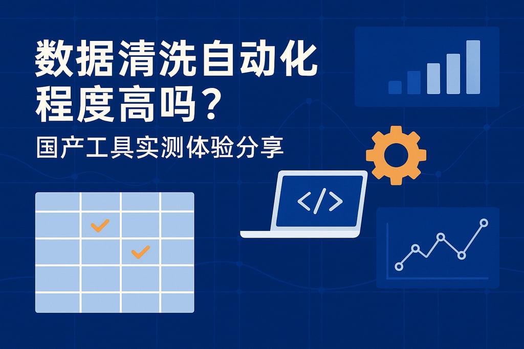 数据清洗自动化程度高吗？国产工具实测体验分享