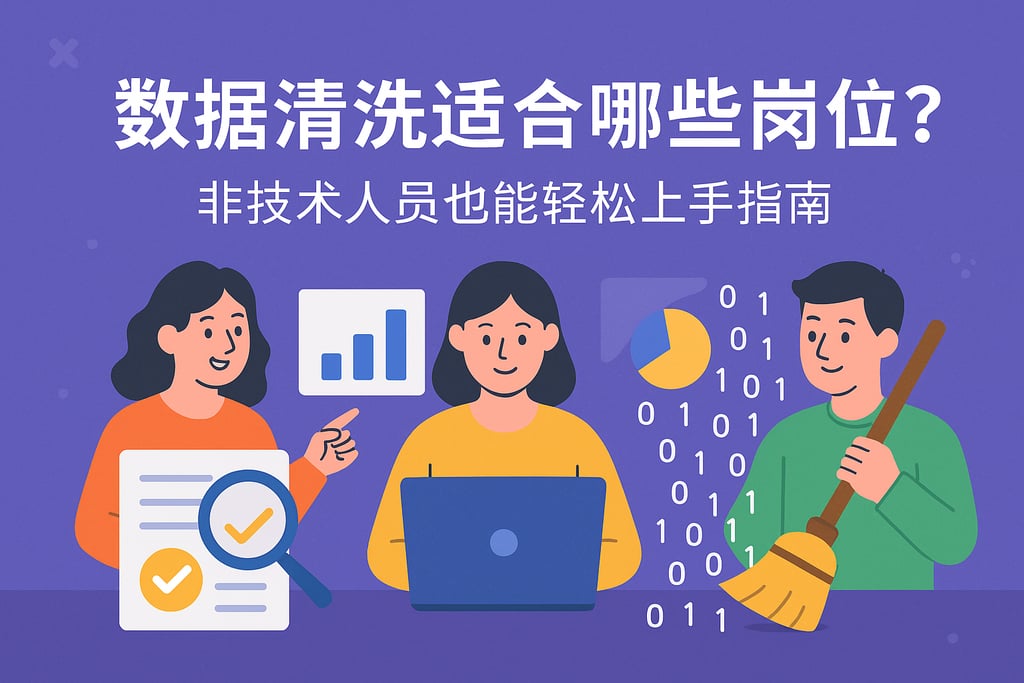数据清洗适合哪些岗位？非技术人员也能轻松上手指南。