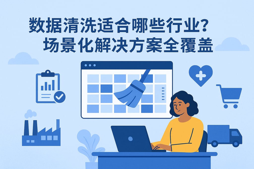 数据清洗适合哪些行业？场景化解决方案全覆盖