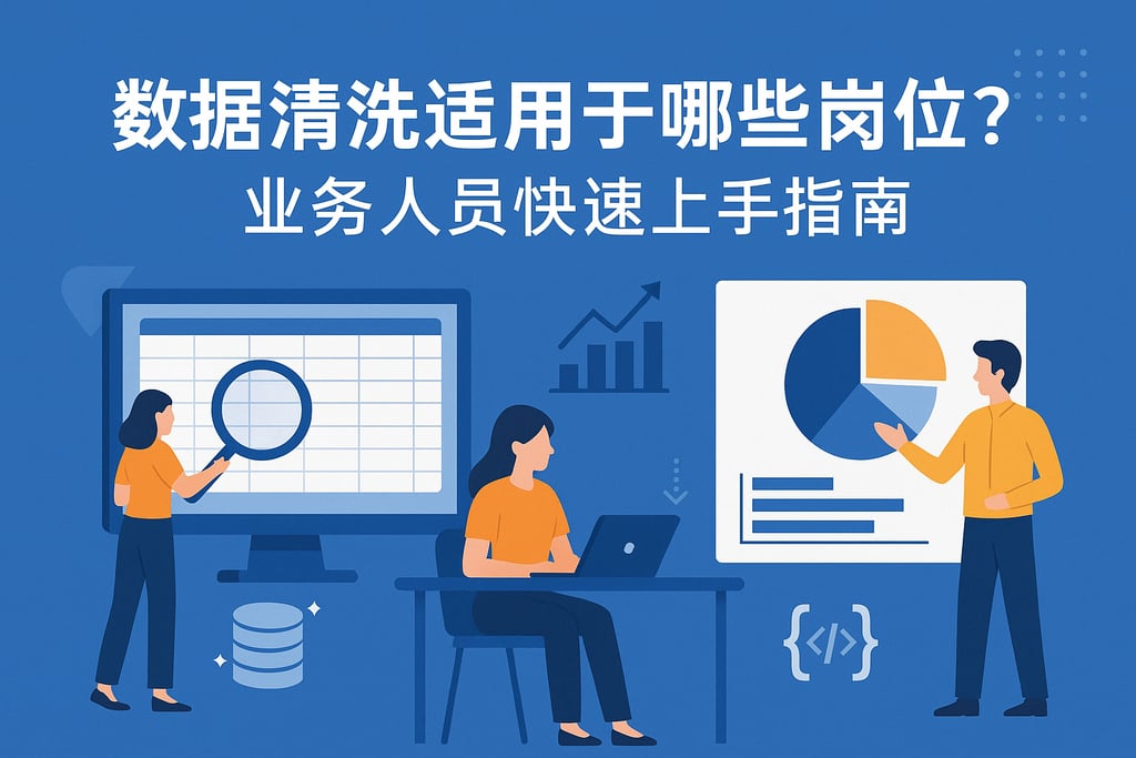 数据清洗适用于哪些岗位？业务人员快速上手指南