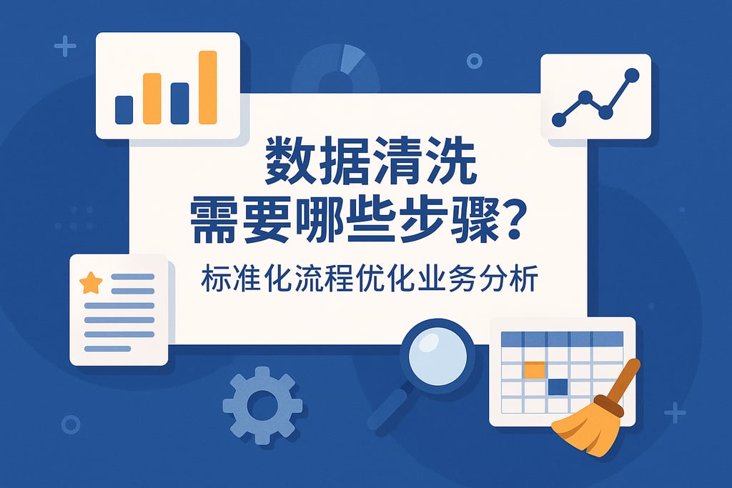 数据清洗需要哪些步骤？标准化流程优化业务分析