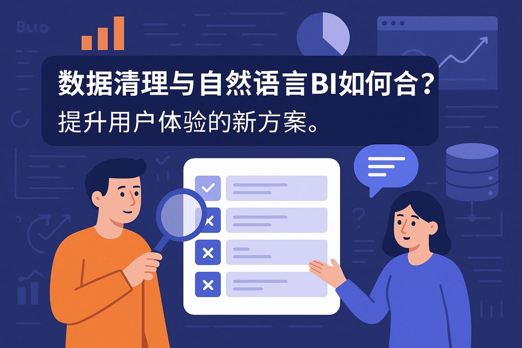 数据清理与自然语言BI如何结合？提升用户体验的新方案。