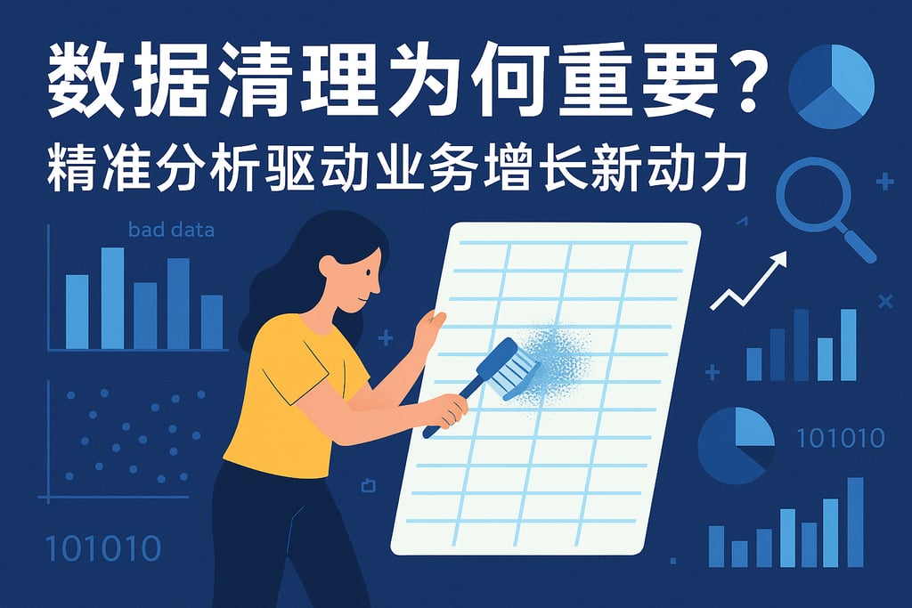 数据清理为何重要？精准分析驱动业务增长新动力