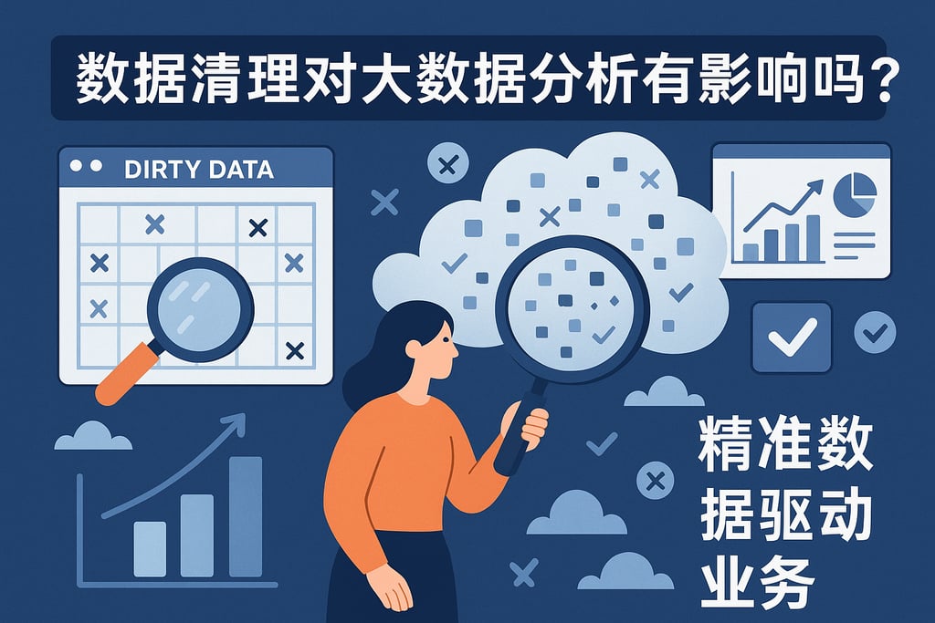 数据清理对大数据分析有影响吗？精准数据驱动业务