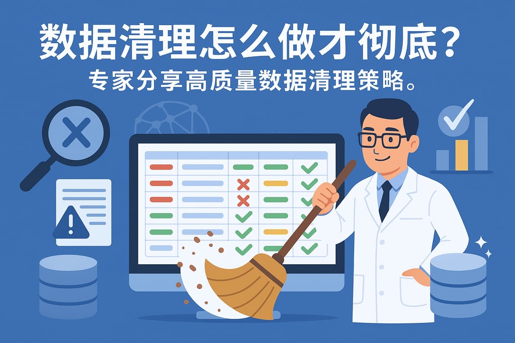 数据清理怎么做才彻底？专家分享高质量数据清理策略。