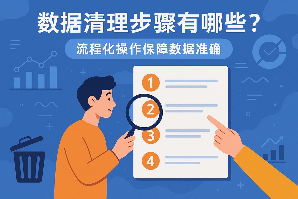 数据清理步骤有哪些？流程化操作保障数据准确