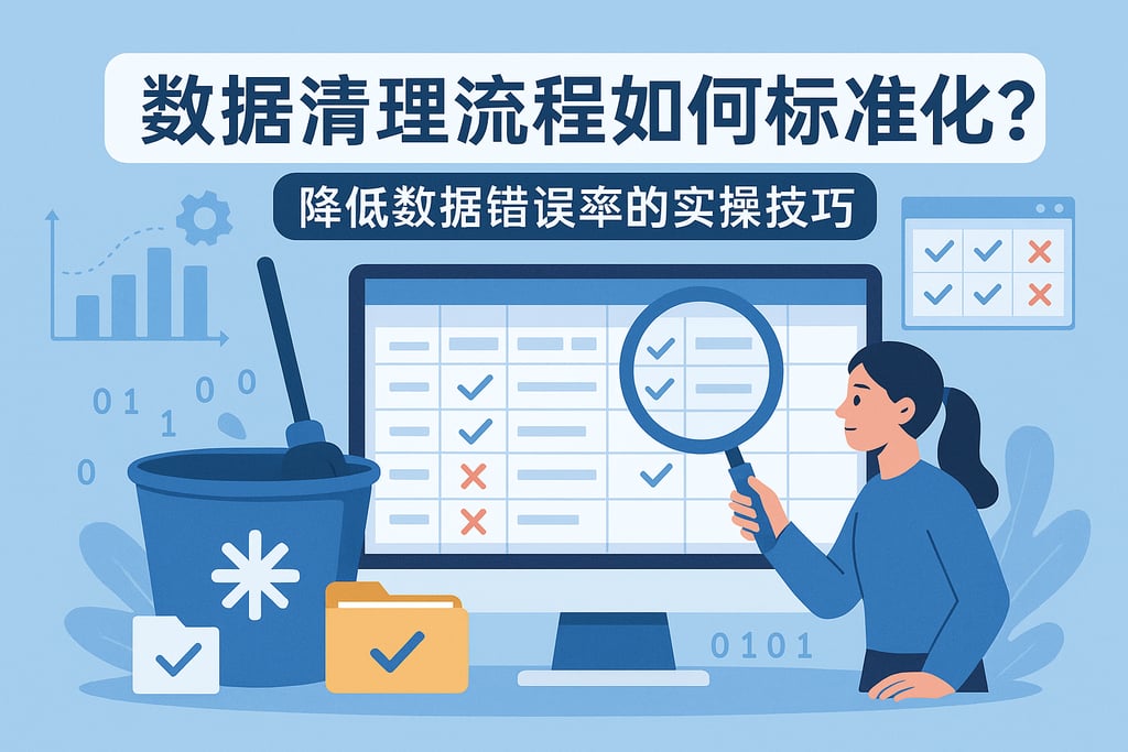 数据清理流程如何标准化？降低数据错误率的实操技巧