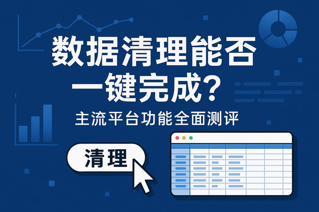 数据清理能否一键完成？主流平台功能全面测评